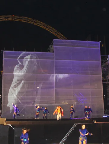 Brogan Plays part in outdoor spectacle telling the story of Brent 